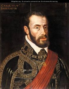 One of Monaco's protectors, the formidable Holy Roman Emperor Charles V